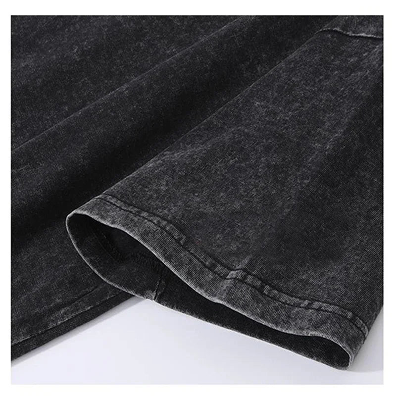 T-Shirt Oversize Washed "I Had Potential" — Hip Hop Casual