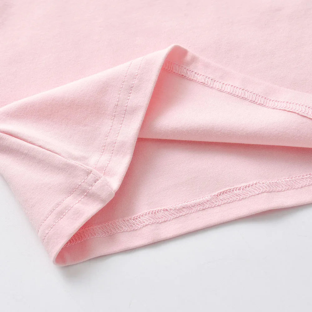 T-Shirt Fille Papillon Paillettes — Manches Courtes Coton Enfant