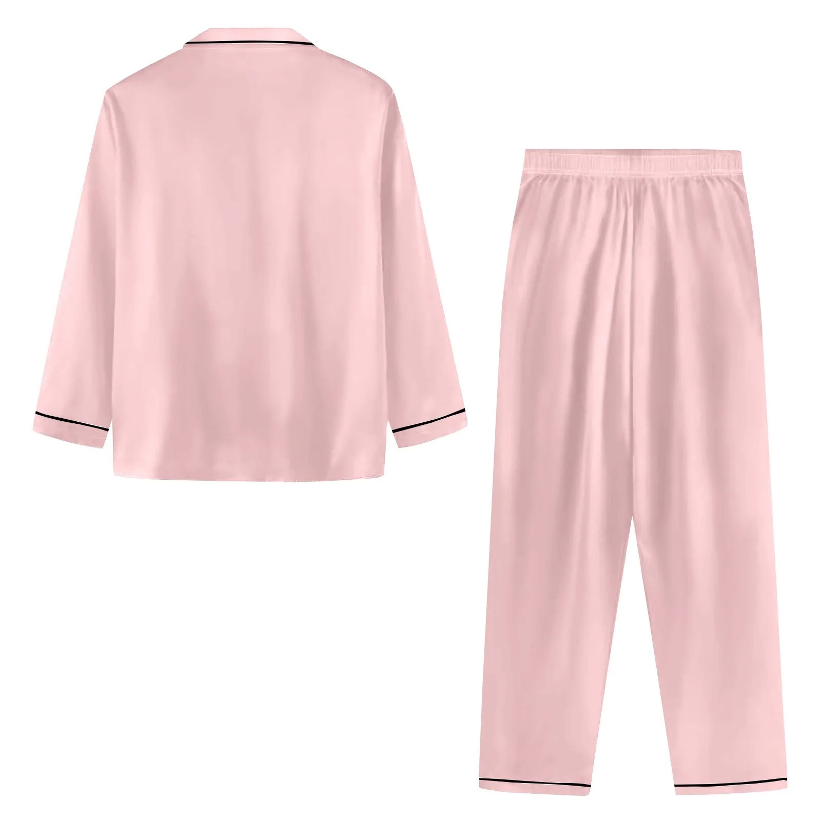 Women Pijama Sets Sleepwear Long-sleeve Cardigan Set Women Pajamas Sets Sexy Silk Polyester Female Pyjamas Home Clothing