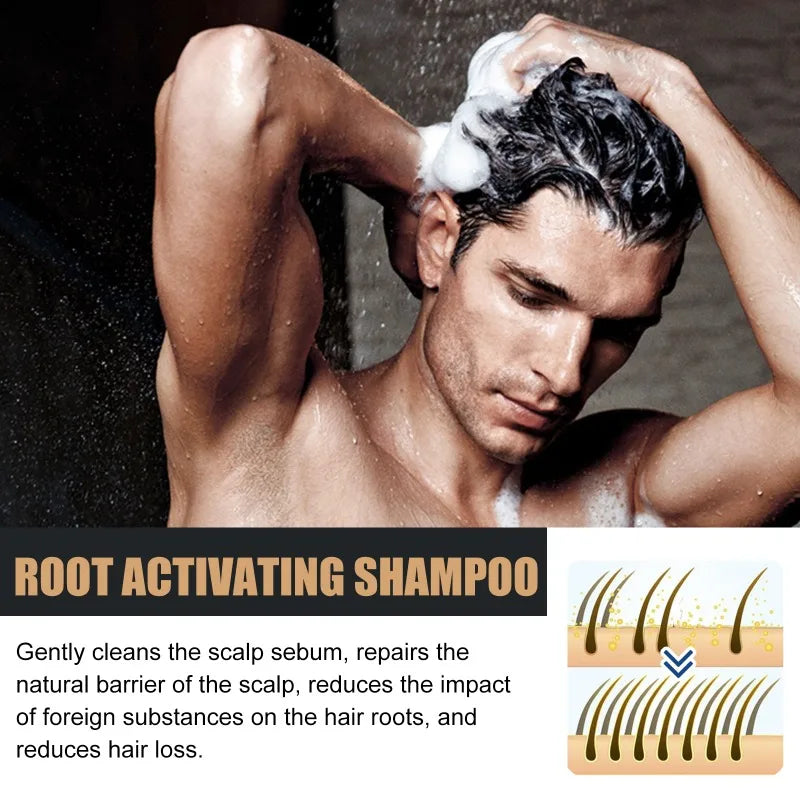Shampooing anti-chute & épaississant – Renforce les racines et répare le cuir chevelu