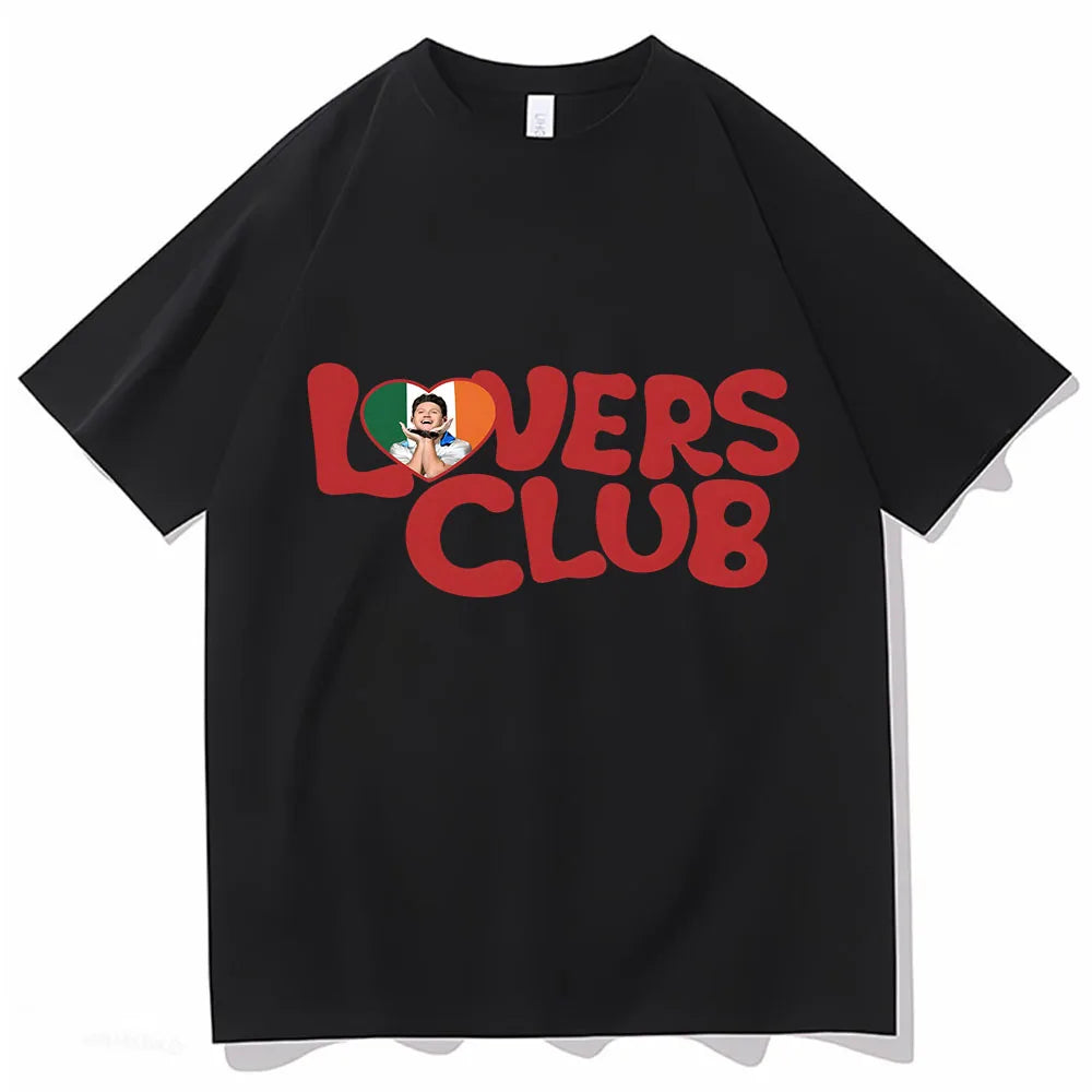 T-Shirt Oversize Niall Horan Hello Lovers Club — Streetwear Hip Hop Manches Courtes