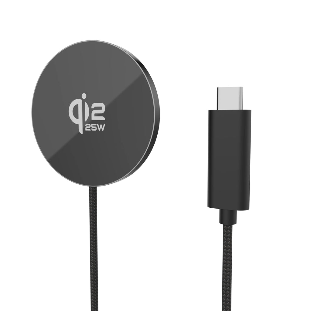 Chargeur Sans Fil Magnétique Qi2.2 25W MagSafe pour iPhone 17 16 15 14 13 12