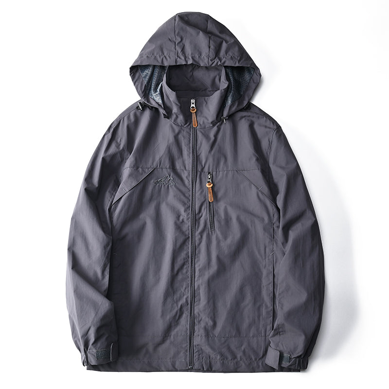 Coupe-Vent Tactique Homme À Capuche — Imperméable Outdoor Militaire