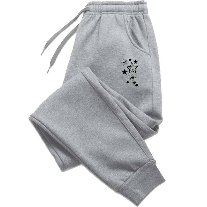 Pantalon Femme Imprimé Étoiles — Jogging Décontracté Été