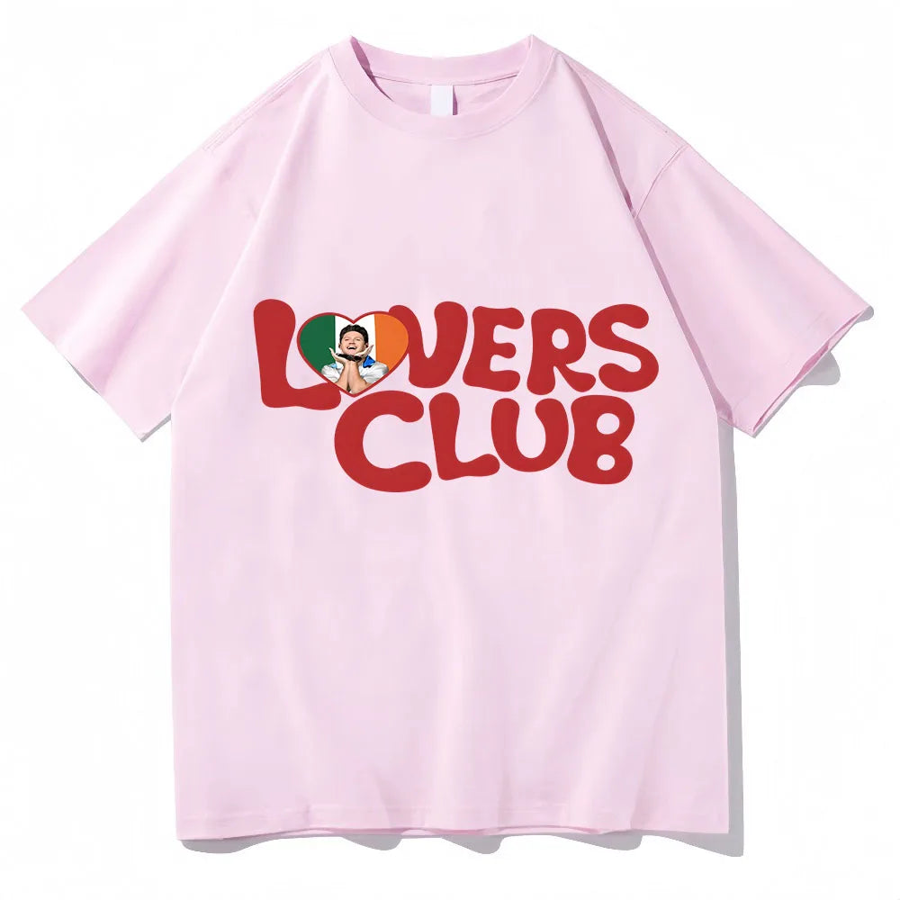 T-Shirt Oversize Niall Horan Hello Lovers Club — Streetwear Hip Hop Manches Courtes