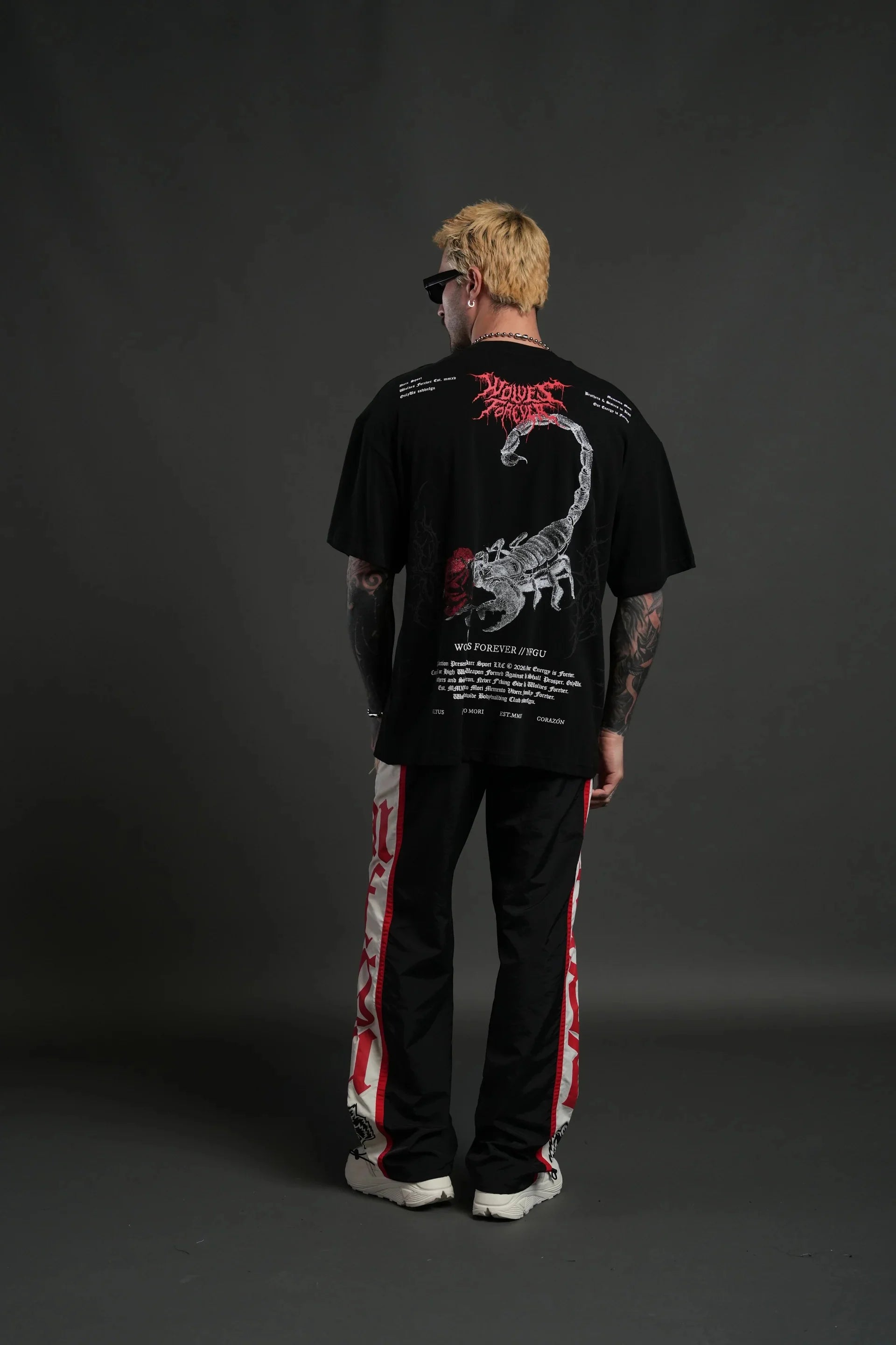 US SIZE Oversized Training Mens T-Shirt Design Letters Print T Shirts For Men Loose Fashion Sport Street Casual Clothes Tee Tops