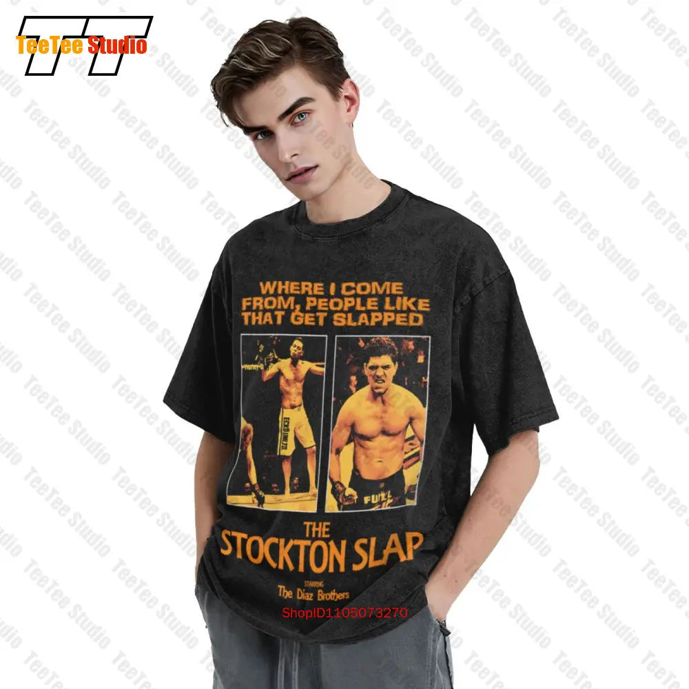T-Shirt Oversize Vintage Nick & Nate Diaz — The Stockton Slap