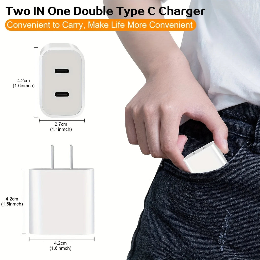 Kit Chargeur Rapide 20W pour iPhone avec Câble