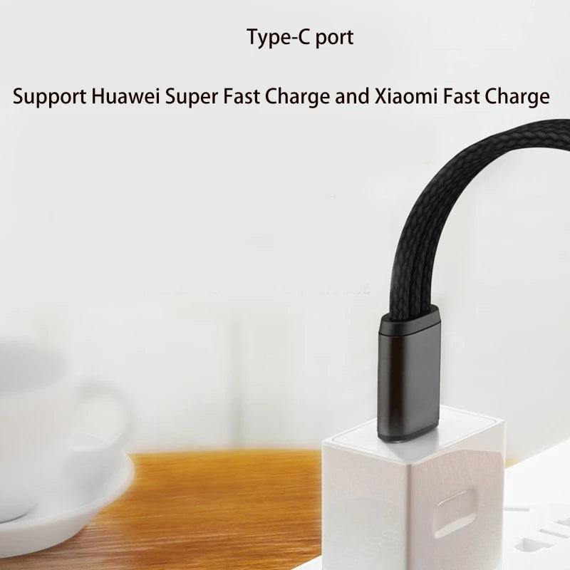 Câble de Charge Universel 3-en-1 Tressé