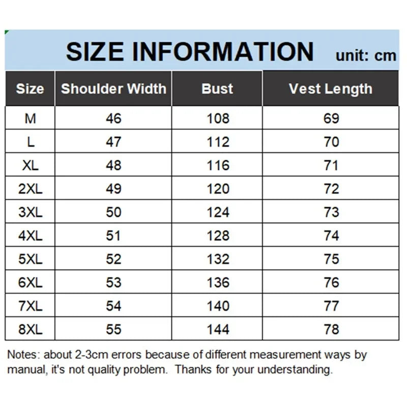 Motorcycle Vest Men Plus Size 8XL 6XL 7XL Sleeveless Jacket Autumn Hip Hop Man Veste Cowboy Slim Fit Korean Male Denim Waistcoat