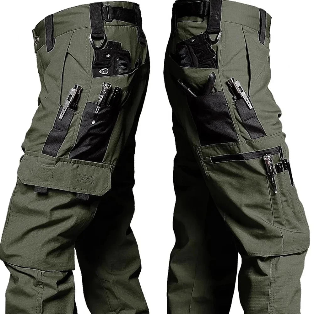 Pantalon Cargo Tactique Homme Multi-Poches — Imperméable Résistant Outdoor