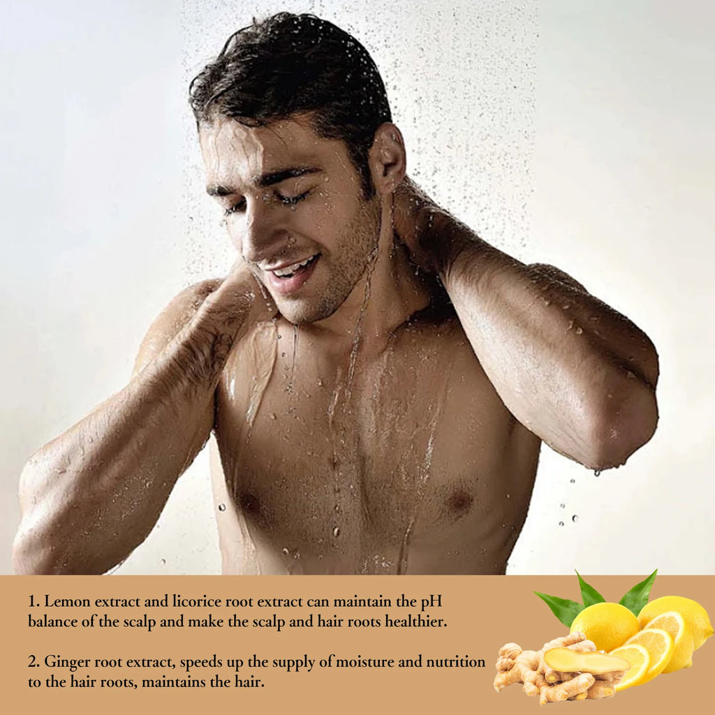 Shampooing croissance capillaire homme – Anti-chute, nourrissant et sans résidu gras 100ml