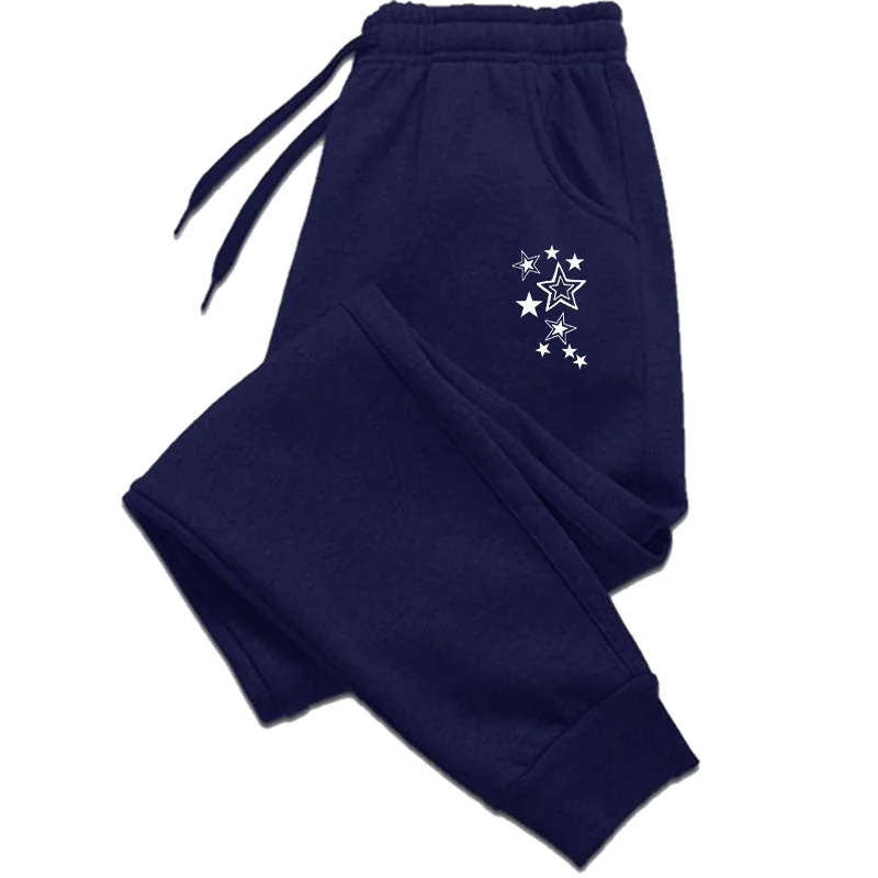 Pantalon Femme Imprimé Étoiles — Jogging Décontracté Été