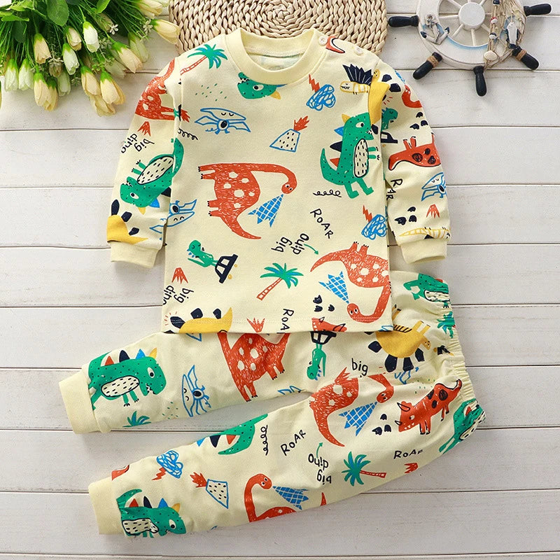 Ensemble Pyjama Enfant Coton — Sous-Vêtements & Pantalon Automne/Hiver