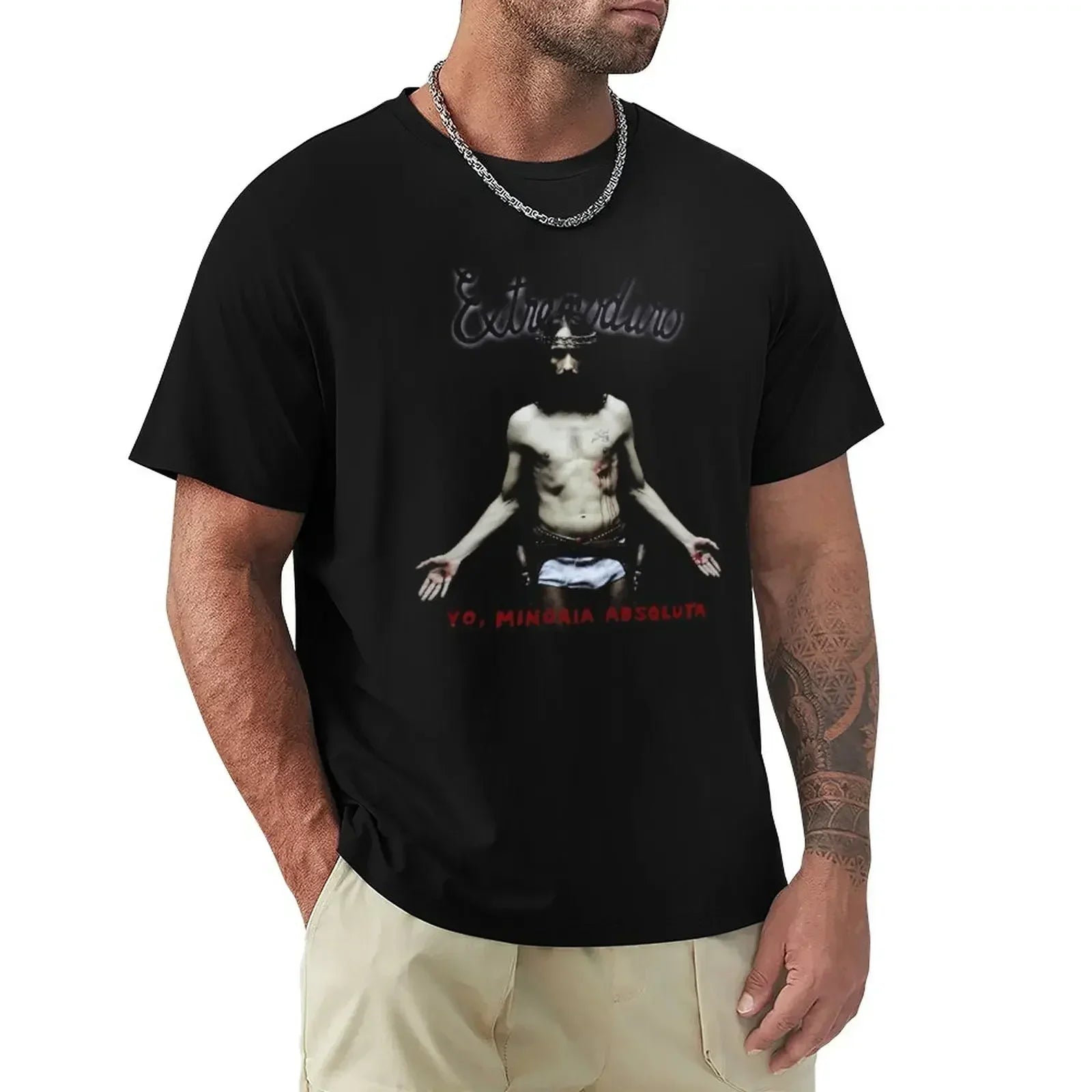 2024 Home USA Size Vintage Tees EXTREMODURO men clothing oversized t shirt T Shirts Summer Unisex The Woo King Casual Cool Tops