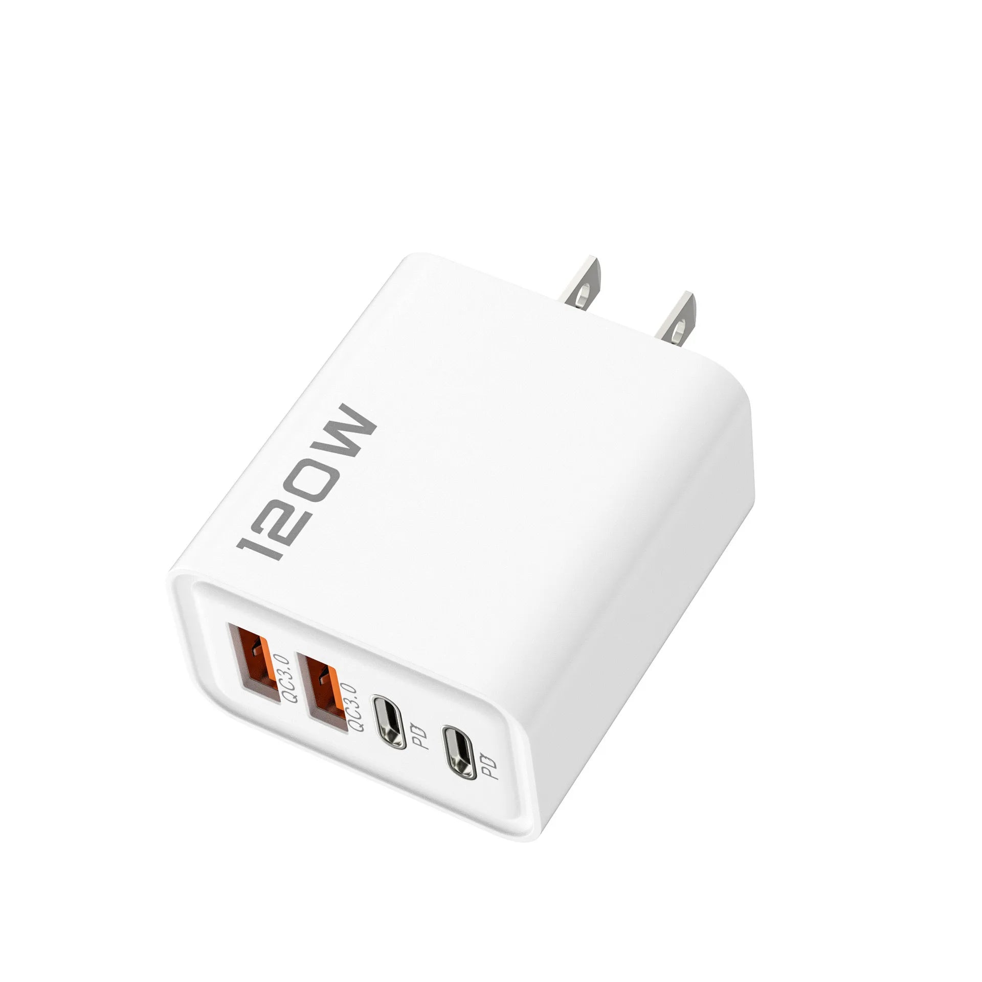 Chargeur Mural 120W USB-C Charge Rapide pour iPhone 16 15 Xiaomi Huawei Redmi OnePlus