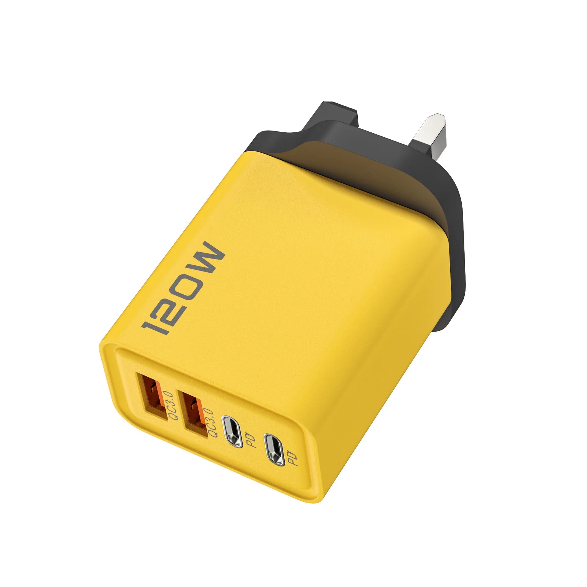 Chargeur Mural 120W USB-C Charge Rapide pour iPhone 16 15 Xiaomi Huawei Redmi OnePlus