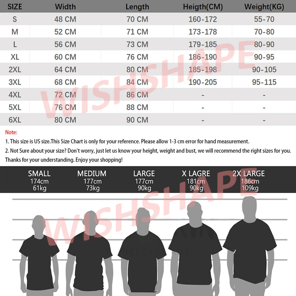 Oversized T Shirt FEAR AND HUNGER 100 Cotton T-Shirts Fashion Tshirt for Male Summer Y2K Funny Design Short Sleeve Tops