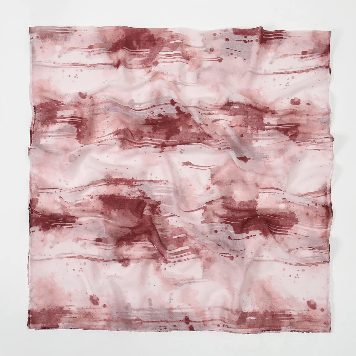 Foulard Hijab Femme — Écharpe Voile Viscose Coton Doux Turban Long