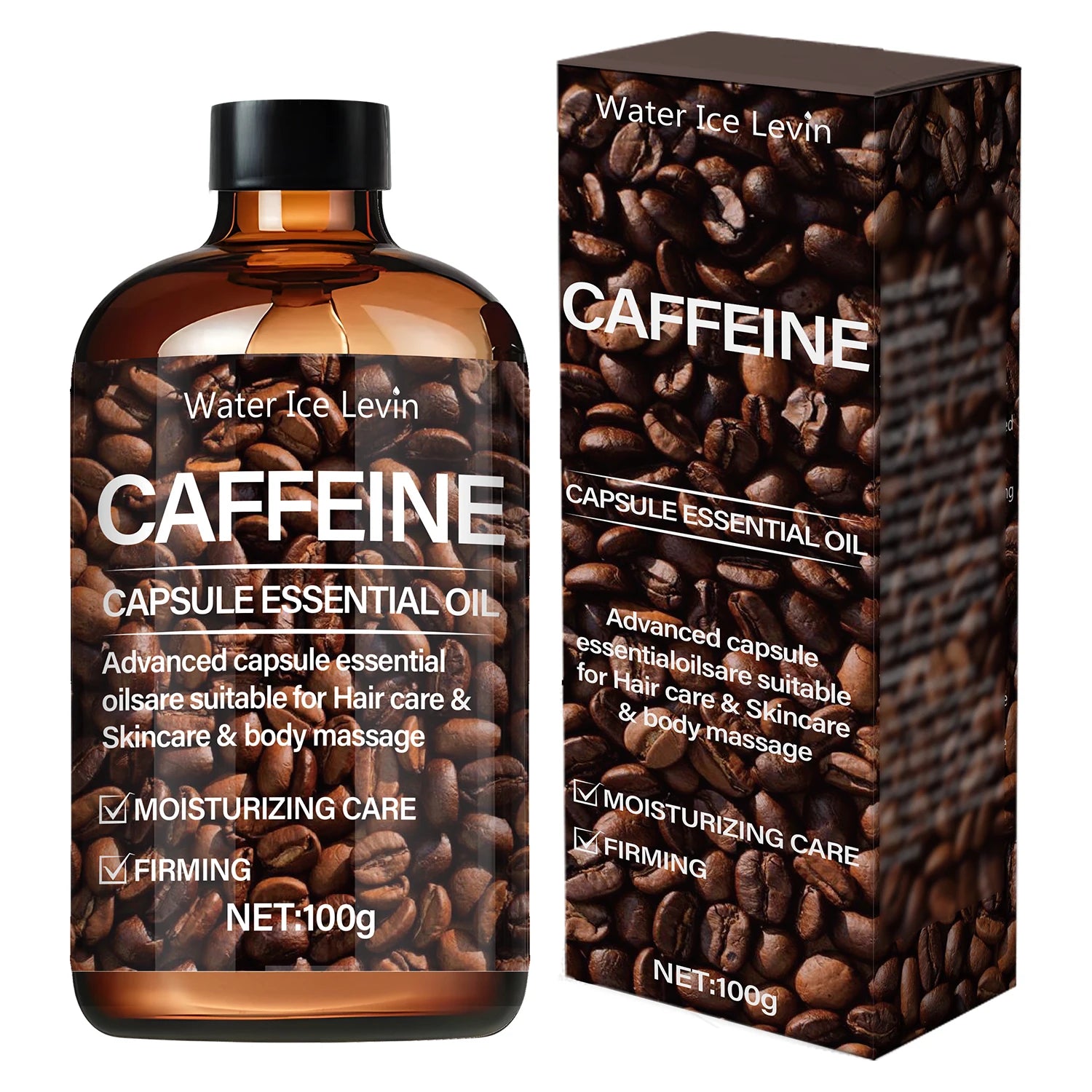 Huile capillaire à la caféine – Active les follicules, renforce les racines et nourrit les cheveux secs