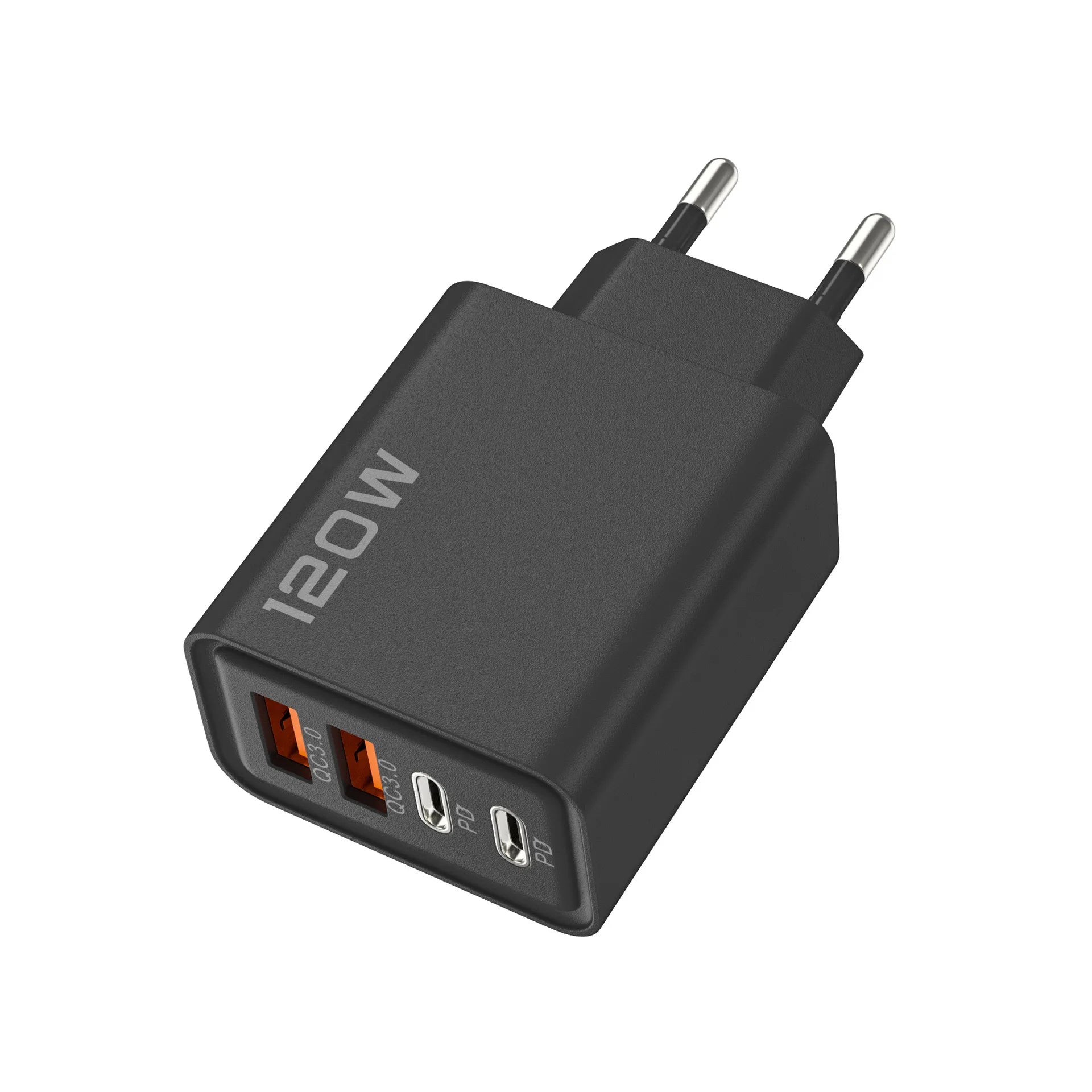 Chargeur Mural 120W USB-C Charge Rapide pour iPhone 16 15 Xiaomi Huawei Redmi OnePlus