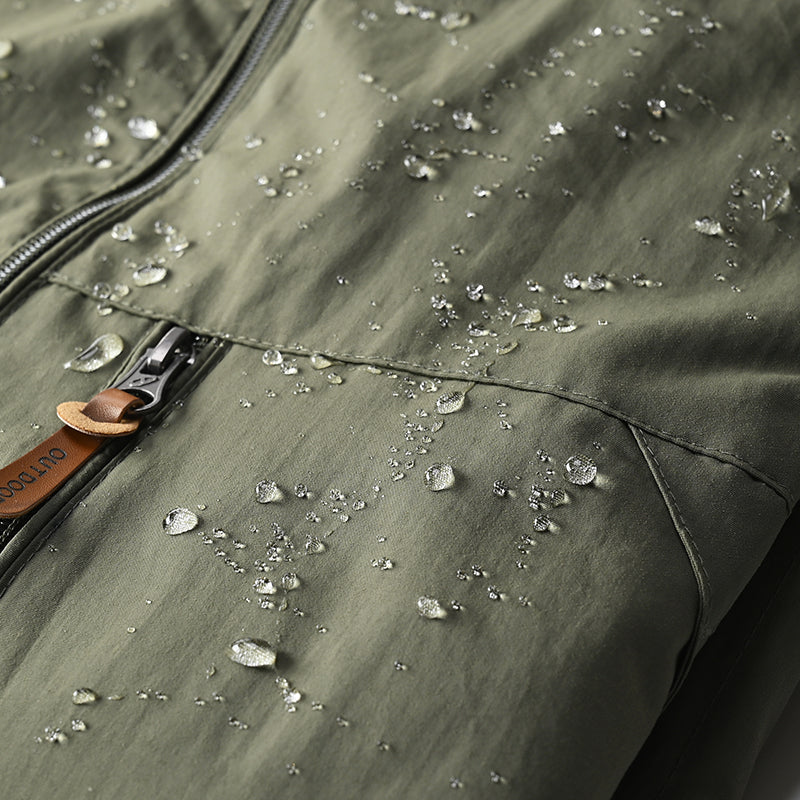 Coupe-Vent Tactique Homme À Capuche — Imperméable Outdoor Militaire