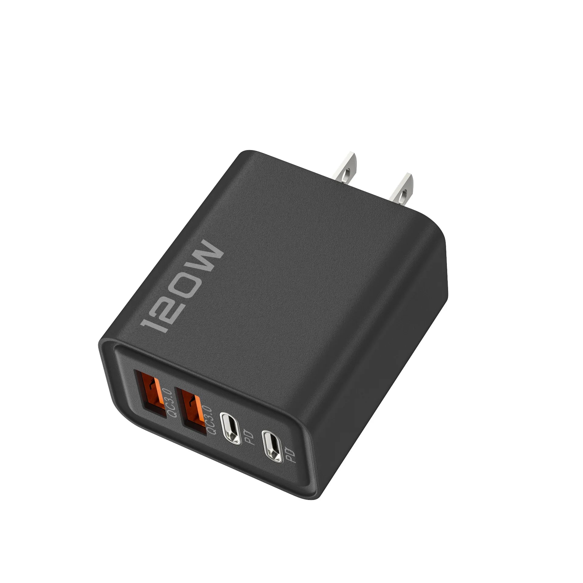 Chargeur Mural 120W USB-C Charge Rapide pour iPhone 16 15 Xiaomi Huawei Redmi OnePlus