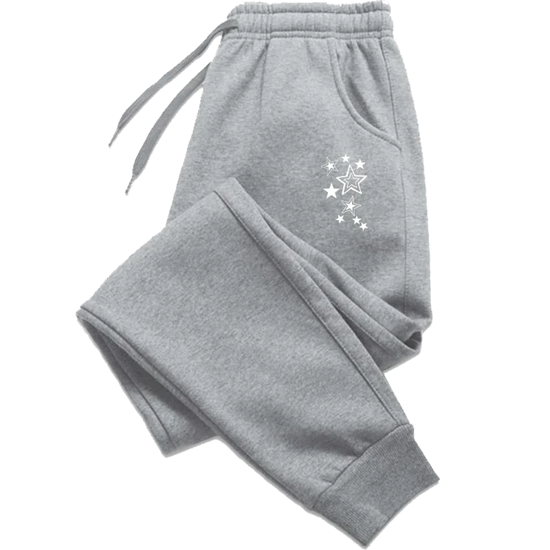 Pantalon Femme Imprimé Étoiles — Jogging Décontracté Été