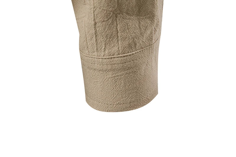 Chemise Homme à Capuche – Manches Longues Style Décontracté