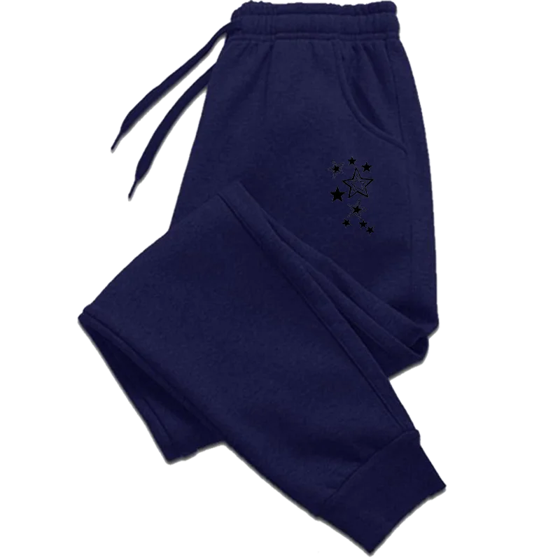 Pantalon Femme Imprimé Étoiles — Jogging Décontracté Été